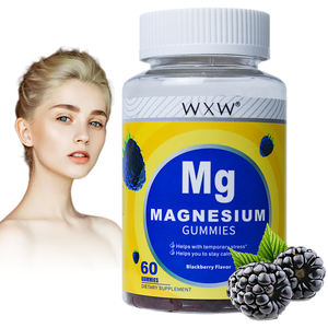 Bonbons gélifiés au magnésium bien conçus Récupération du sommeil et du stress Suppléments naturels Bonbons gommeux - Product Image 1