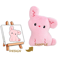 Porte-clés en peluche personnalisé OEM en gros avec design brodé en peluche ultra douce, doublure en nylon et maille - Confort unisexe pour les fêtes