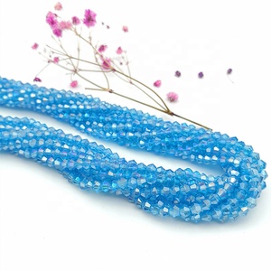 10 Piezas/Hilo de Cuentas de Cristal Ovaladas de 4 mm para Bisutería, Cuentas de Vidrio Coloridas para Hacer Pulseras y Collares - Product Image 6