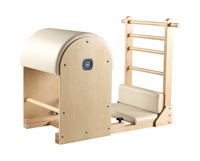 Escalera ajustable para Yoga, Pilates, ejercicio, barril, Fitness, gimnasio en casa, Base de madera para estiramiento, con plataforma acolchada