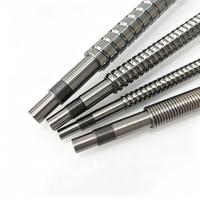 Vis à billes de 20 mm de diamètre, pas de 10 mm, avec écrou à bride, roulement en acier chromé pour routeur CNC, résistant à l'usure, contrôle de mouvement