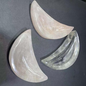 Sfera di Cristallo Naturale Yinglai all'Ingrosso, Ciotole Lunari Intagliate a Mano, Quarzo Trasparente Lucidato per Decorazione Casa e Matrimoni - Product Image 6