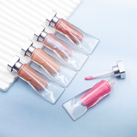 Gloss à lèvres liquide mat végétalien personnalisé à marque privée, hydratant, lissant, longue tenue, crémeux, non collant pour femmes