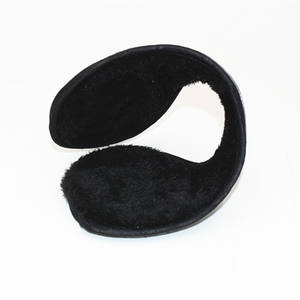 Couvre-oreilles en PU pour hommes, noirs, épais, chauds et protecteurs pour l'hiver, pour le cyclisme, à porter après application d'huile sur la peau - Product Image 3