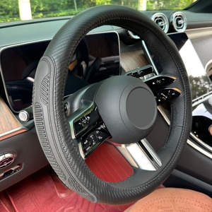 Funda <span class=keywords><strong>de</strong></span> <span class=keywords><strong>Volante</strong></span> <span class=keywords><strong>de</strong></span> Cuero Universal <span class=keywords><strong>de</strong></span> Alta Calidad, Antideslizante, Agarre Cómodo - Product Image 2