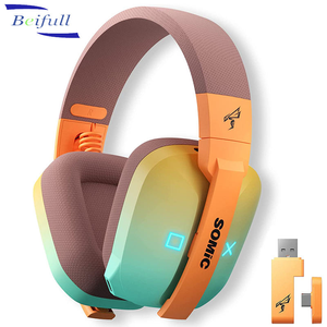Faltbares SOMIC G810 Headset Wireless 2.4G BT V5.2 Geringe Latenz für PC PS4 PS5 Laptop mit eingebautem Mikrofon - Product Image 1