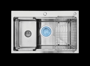 Commercial Stainless Steel <b>Kitchen</b> <b>Sink</b> Single/Double Bowl Deep Basin Soundproof <b>Kitchen</b> <b>Sink</b> - Product Image 3