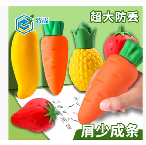 OEM GL <span class=keywords><strong>Kawaii</strong></span> Carotte Eraser Flexible Promotionnel Caoutchouc et TPR pour Crayons Por Mayor - Product Image 5