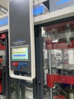 Machine de thermoformage mécanique à trois stations HUALIANG 750x600mm, 45 cycles/min, matériaux PS/PET/PP/PVC/HIPS, 120mm max.