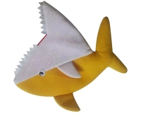 Nouveauté Créatif Drôle de fête de carnaval décoratif à la mode En Peluche En Peluche Requin fou En Forme De Chapeaux