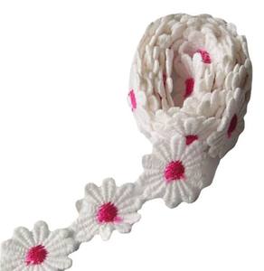 Bán buôn thêu <span class=keywords><strong>Daisy</strong></span> ren cắt tỉa vải tuyn vải Sequins hạt mẫu váy cưới giày lưới phụ kiện may mặc - Product Image 2