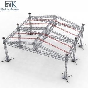 Outdoor Aluminum Alloy Spigot Square Truss Structural Stage Frame for Truss Displays - Product Image 5