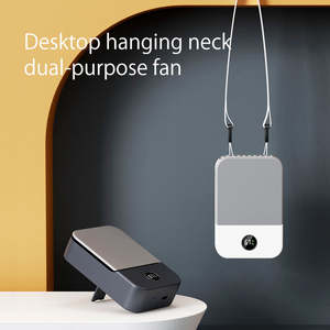 <span class=keywords><strong>Cou</strong></span> Ventilateur Suspendu Mains Libres Portable Ventilateur De <span class=keywords><strong>Cou</strong></span> Rechargeable Mini USB Ventilateur Personnel pour Bureau <span class=keywords><strong>Voyage</strong></span> En Plein Air - Product Image 4