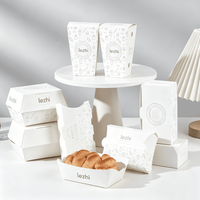 Boîte d'emballage alimentaire à emporter personnalisée, jetable, pour hamburger, frites, poulet frit, boîte de restauration rapide
