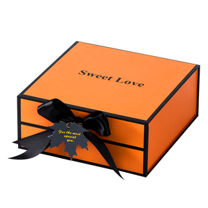 Wedding Gift Box PSB Luxury Small Cardboard Paper Wedding Gift Box Packaging With Ribbon