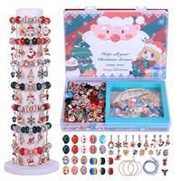 Kit de Fabricación de Pulseras con Dijes de Unicornio y Sirena para Adolescentes, 84 Piezas, Herramientas de Joyería, Cuentas de Resina, Aleación de Cobre, Juguetes para Hacer Joyería, para Todas las Temporadas