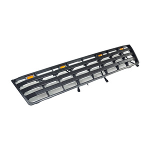Parrilla Delantera Negra Modificada para Auto con Luz de Parrilla, Compatible con Land Cruiser LC90 LC95 1993-2002 - Product Image 3