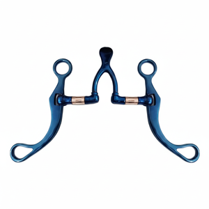 Broca de corrección de cobre de caballo occidental, 5 brocas de boca, broca de caballo de acero inoxidable antiguo, tachuela de sillín de doma occidental - Product Image 1