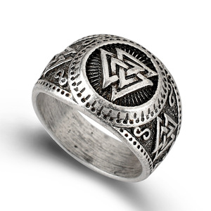 BC002 HuiLin de plata de la joyería eslava anillo dominante de accesorios de los hombres, anillo de - Product Image 6