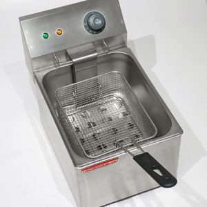 Friteuse électrique numérique professionnelle en acier inoxydable à chauffage rapide pour poulet, dinde et frites de pommes de terre - Product Image 4