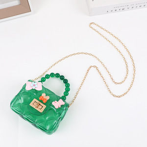 Schattige Portemonnee Slot Knop Kleine Vierkante Handtassen Voor Kinderen Meisjes Bloem Kinderen Schouder Crossbody Tassen Goedkope Groothandel - Product Image 4