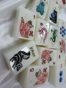 Ensemble de Mahjong Florence Amélioré, Tuiles de Mahjong Américaines Standard, Matériau en Porcelaine Premium, Précommandes Acceptées, Prêt à Expédier - Product Image 5
