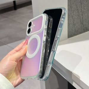 <span class=keywords><strong>Coque</strong></span> de téléphone portable magnétique mate givrée colorée tendance <span class=keywords><strong>pour</strong></span> <span class=keywords><strong>iPhone</strong></span> 17 16 15 Pro Max, étui transparent IMD à changement de couleur - Product Image 5