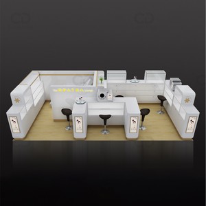 Hiện đại đặc biệt tùy chỉnh sản phẩm các tông sàn hiển thị mỹ phẩm đứng <span class=keywords><strong>kiosk</strong></span> cho trung tâm mua sắm - Product Image 4