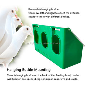 Yyc Plastic 1-gats, 2-gats, 3-gats vogelkooi beker duivenvoeder en -drinkbak te koop - Product Image 4