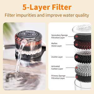 Bebedero Automático Inteligente Premium para Mascotas, Acero Inoxidable 304, ABS Ecológico, Fácil <span class=keywords><strong>de</strong></span> Limpiar, para Perros, Gatos y Animales Pequeños - Product Image 5