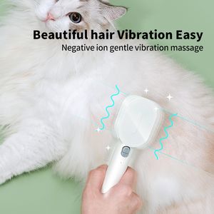 Gran oferta de productos de limpieza eléctricos para mascotas, peine de masaje para gatos, cepillo de depilación de belleza, aguja de autolimpieza para mascotas, peine para mascotas - Product Image 2