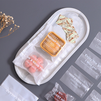 Emballage de bonbons en plastique transparent souple à faible quantité minimale de commande emballage thermoscellé pour gâteau de lune Cookie Festival de la mi-automne aliments Film étirable Snack