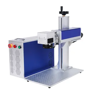 Portable Mopa Color Fiber Laser Marking Machine for Logo Printing 3D Metal Cutting Engraving Plastic Pen Packing Printer