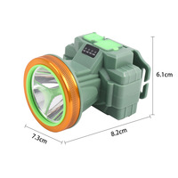 Faro delantero LED recargable para exteriores con luz fuerte Mini lámpara de sombrero con carga USB IP65 Faros de batería de iones de litio