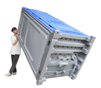 Nouvelle Toilette Portable Moderne Écologique pour Extérieur, Conteneur Sanitaire pour Bureau, Chantier, Parc et Usage Domestique