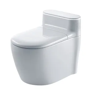 Filtragem De Água Smart Toilet Voltar para o banheiro da parede P-armadilha Toilet Sentando Pan