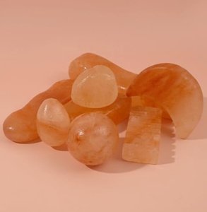 Hot Himalayan Salt Stone Massager Roller Warmer sel Stone Soap Hand & Back Massage Ball Soulagement de la fasciite plantaire - Product Image 6