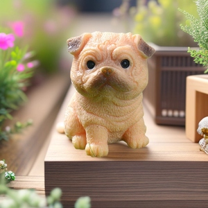 Animal Figurine Resin Mini <b>Car</b> Dashboard <b>Ornament</b> Viral Cute Toy Puppy Home Decor Accessories Trendy Toys Manufacturer - Product Image 5