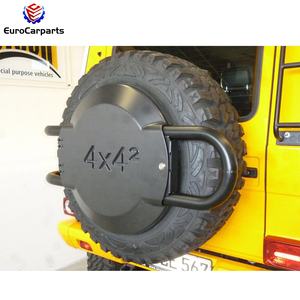 Cubierta <span class=keywords><strong>para</strong></span> <span class=keywords><strong>Rueda</strong></span> de Repuesto <span class=keywords><strong>4x4</strong></span> Compatible con Clase G W463, Cubierta de Fibra de Carbono con Soporte de Hierro, Porta Llantas <span class=keywords><strong>4x4</strong></span> de 20' - Product Image 5