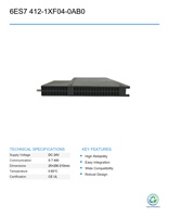 Controlador de Programación PLC Usado 6ES7 412-1XF04-0AB0, Módulo de CPU Básico Estándar, Automatización Industrial