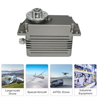 Moteur sans balais à couple élevé Kpower HB400T 400 kg, grand servo 24 V avec encodeur magnétique pour robotisation industrielle