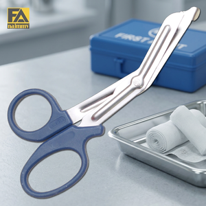 Tijeras Quirúrgicas Manuales de Acero Inoxidable con Mango Azul para Operaciones Quirúrgicas, Instrumento de Clase I con Certificación CE - Product Image 2