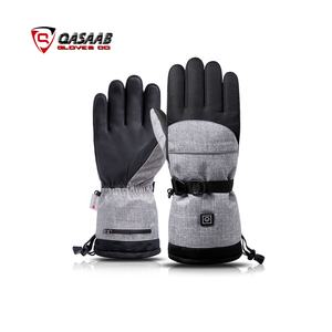 Gants en cuir sur mesure pour enfants, chauds pour l'hiver, pour le ski et le snowboard, gants isolés et chauffants avec doublure en coton - Product Image 6