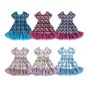 Casual Christmas Bamboo Pajamas Baby <strong>Dress</strong> Cartoon Pattern Bamboo Pajamas Character Custom Print Bamboo Pajamas - Product Image 2