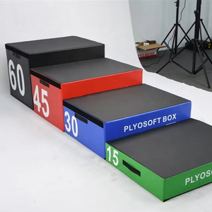 Chất lượng cao 4-in-1 phòng tập thể dục thiết bị đào tạo cho người lớn và trẻ em mềm bọt <span class=keywords><strong>plyometric</strong></span> hộp - Product Image 1