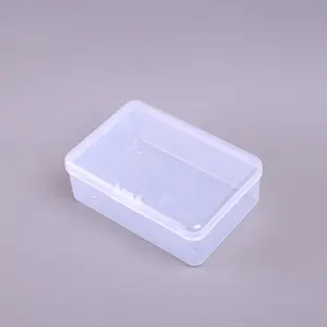 批发透明塑料储物箱螺钉珠宝珠容器塑料透明小盒