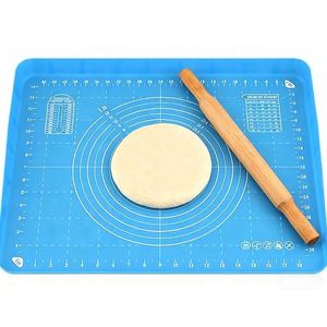 <b>Silicone</b> Baking <b>Mat</b> 46x33cm With Scale For Dough Rolling And Pastry Kneading Non Stick Kitchen Tool - Product Image 1