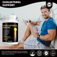 Capsules d'Coenzyme Q10, de Stérols Végétaux d'Ail et de Bêta-Glucanes OEM – 60 Comprimés pour la Santé Cardiaque des Adultes et le Soutien Antioxydant