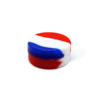 Pot en silicone pour tabac 24 mm*29 mm, 35 mm*55 mm, pot en silicone manuel pour cire 3 ml, 15 ml, boîte à miel en silicone, couleurs assorties