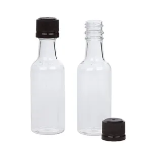 Mini bouteilles d'alcool 50ml Mini bouteilles vides d'alcool en plastique